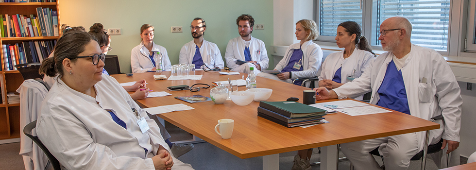 Besprechung des Teams der Kinderchirurgie und Kindertraumatologie der Universitätsmedizin Magdeburg