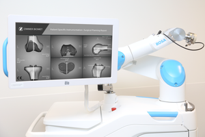 Knie OP mit Roboter Rosa